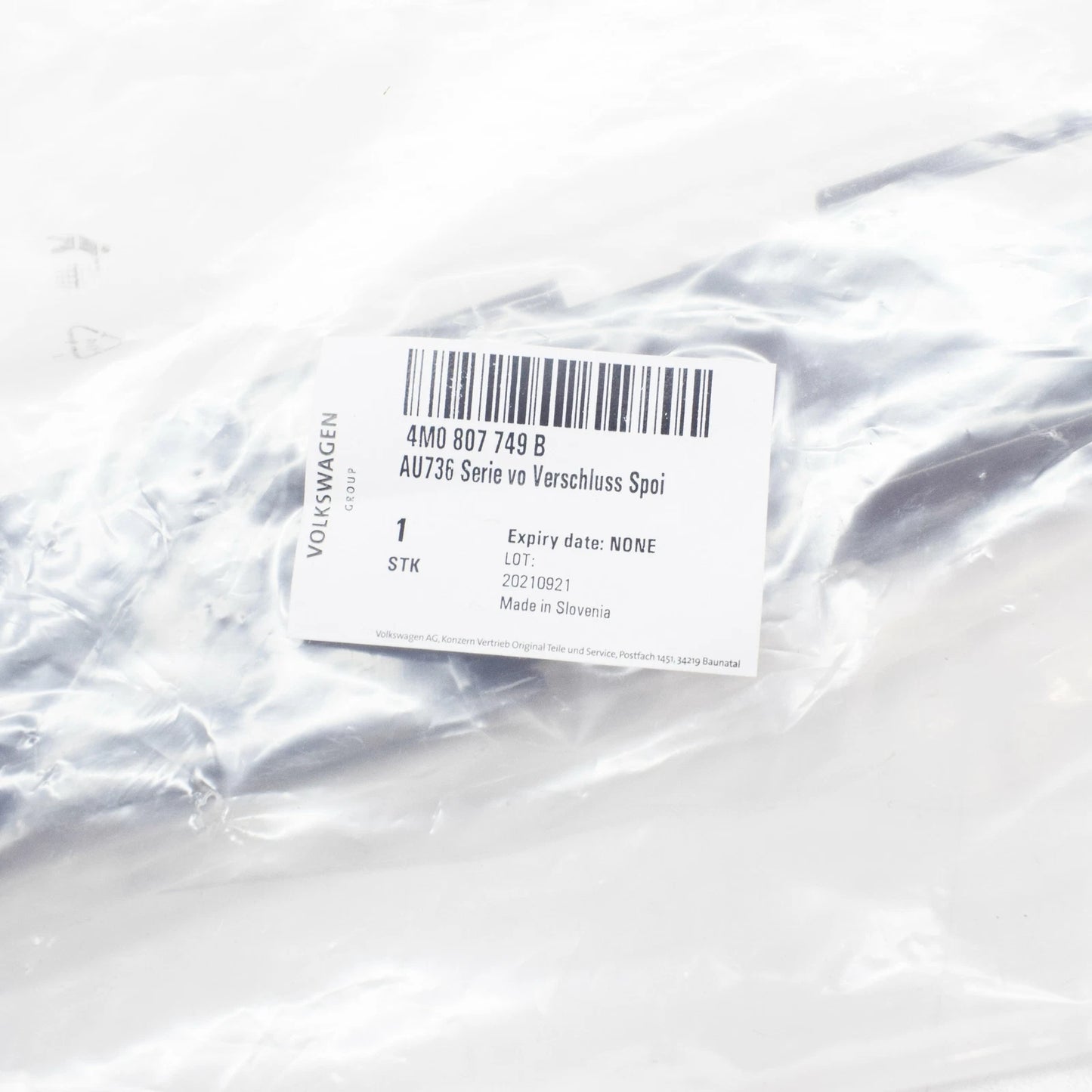 NEW AUDI Q7 4M FRONT BUMPER LEFT END CAP COVER 4M0807749B ORIGINAL