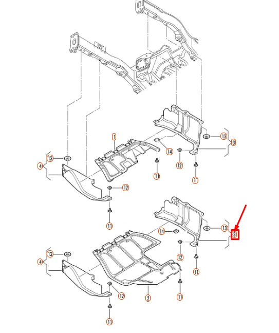 NEW VOLKSWAGEN BEETLE 9C ENGINE FRONT LEFT GUARD PLATE 1C0825245E ORIGINAL