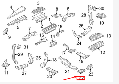 new audi a6 c7 instrument panel center air duct connector 4g0857042d original