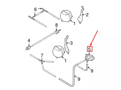 NEW AUDI Q7 4L SOLENOID VALVE 037906283D ORIGINAL