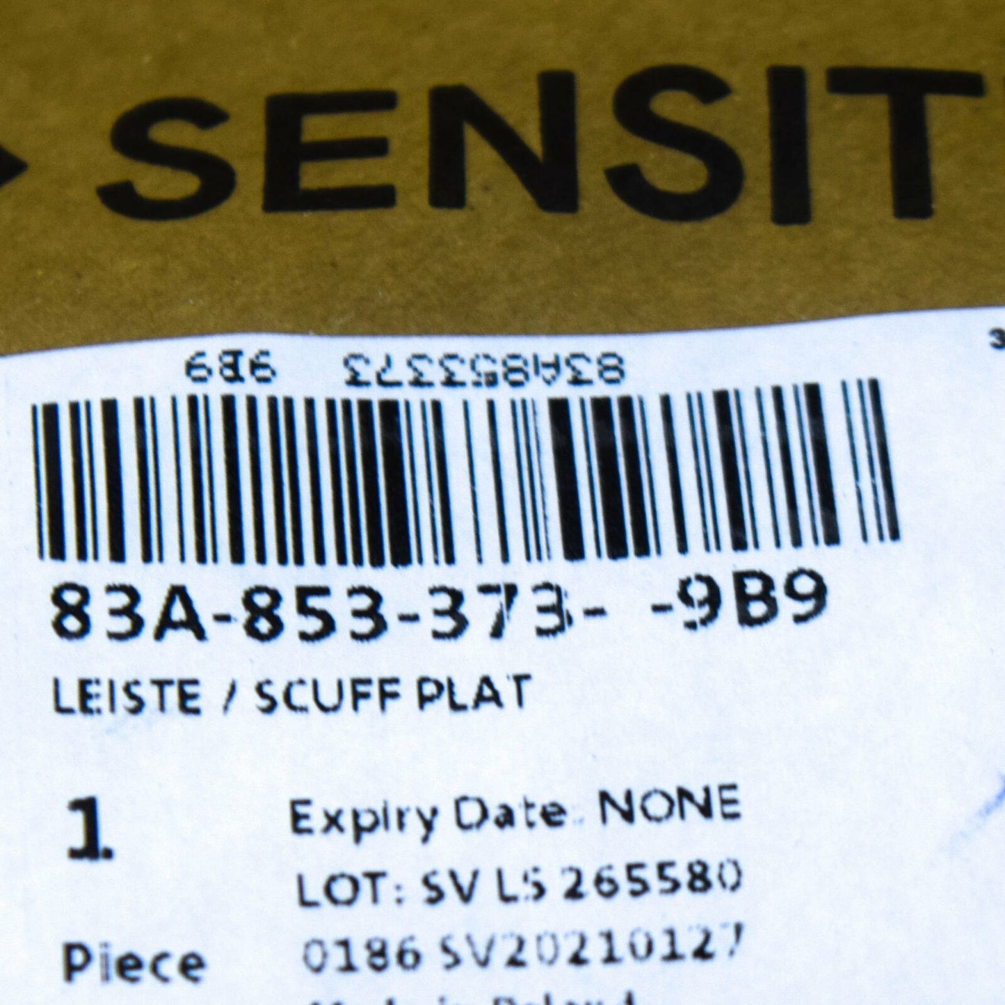 NEW AUDI Q3 F3 FRONT RIGHT SILL PLATE PANEL SCUFF TRIM 83A8533739B9 ORIGINAL