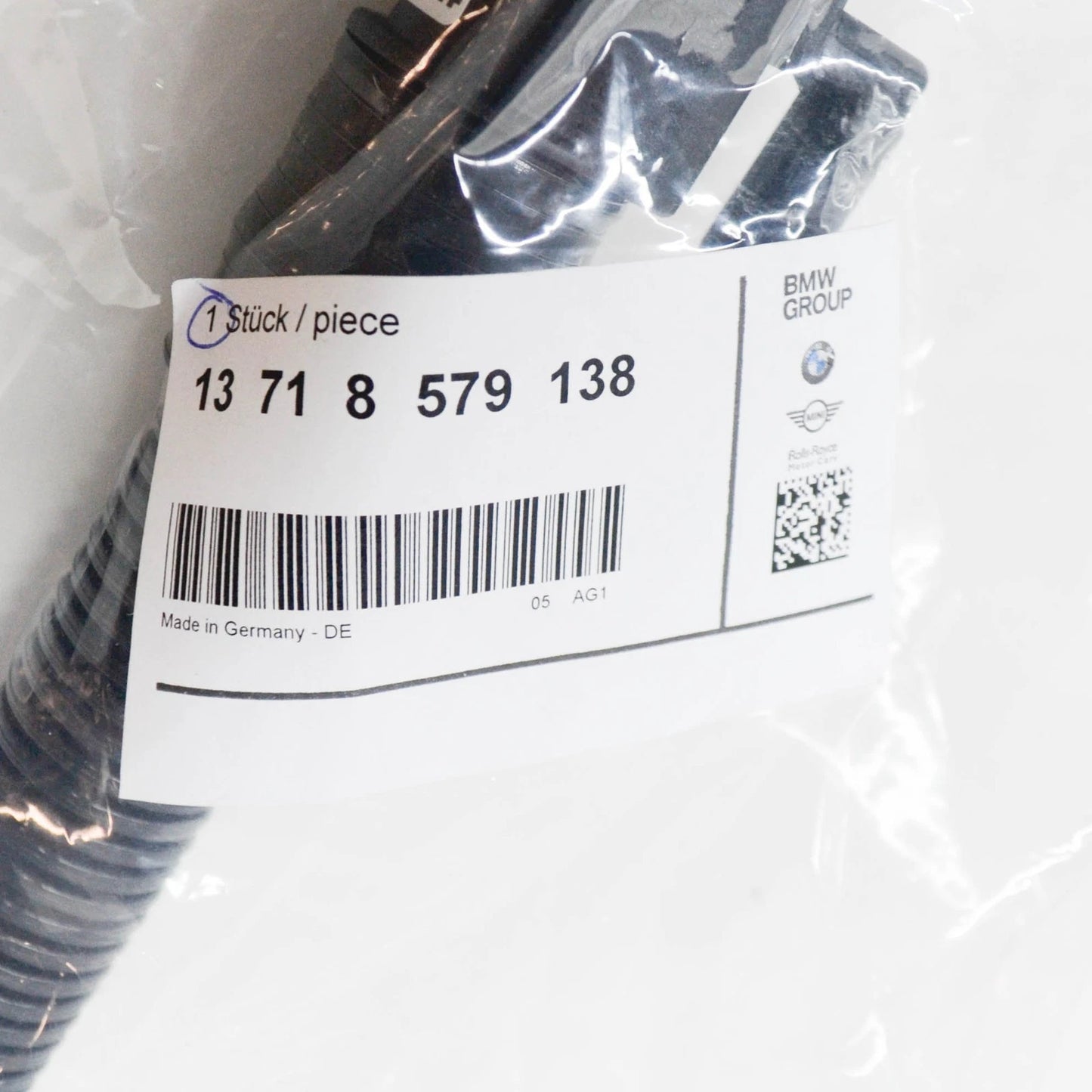 NEW BMW 5 F10 INTAKE SILENCER AIR DUCT PIPE 13718579138 8579138 ORIGINAL