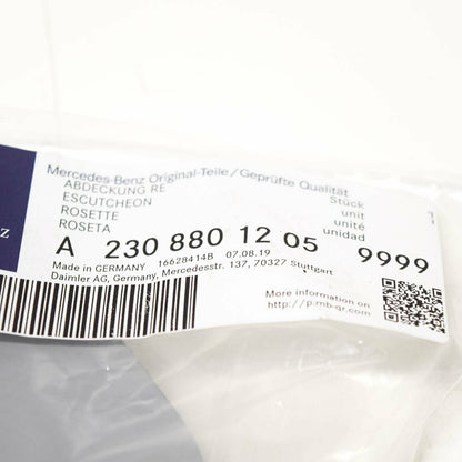 NEW MERCEDES-BENZ SL R230 RIGHT HEADLIGHT WASHER COVER A2308801205 9999 ORIGINAL