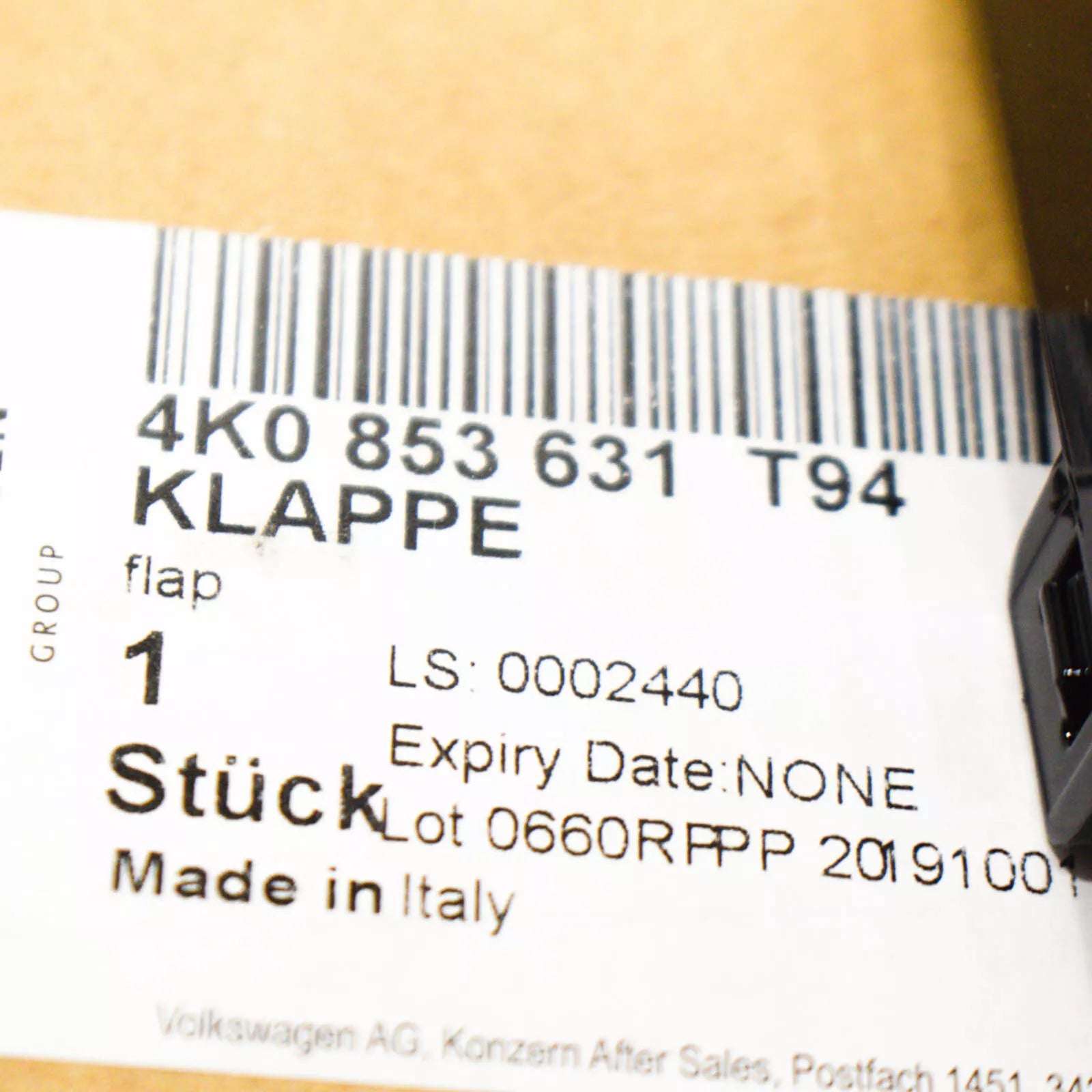 NEW AUDI A6 B8 FRONT RADIATOR GRILLE LEFT FLAP 4K0853631T94 ORIGINAL