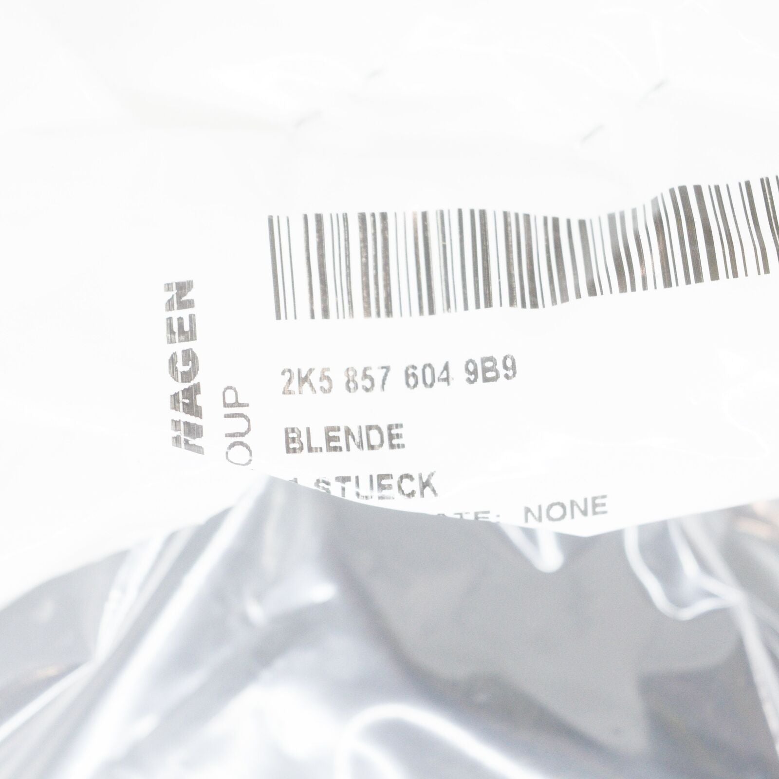 NEW VW CADDY 2K FRONT RIGHT DOOR MIRROR LOWER TRIM 2K58576049B9 ORIGINAL