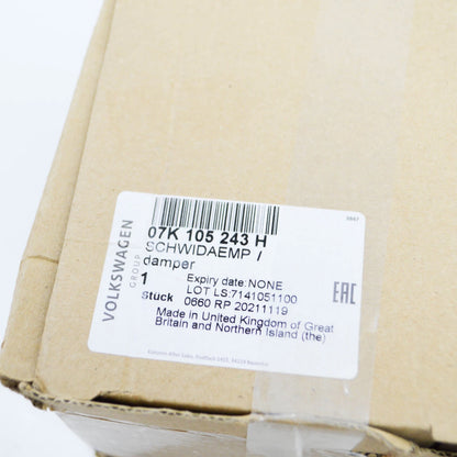 NEW AUDI Q3 VIBRATION DAMPER 07K105243H ORIGINAL 07K-105-243-H