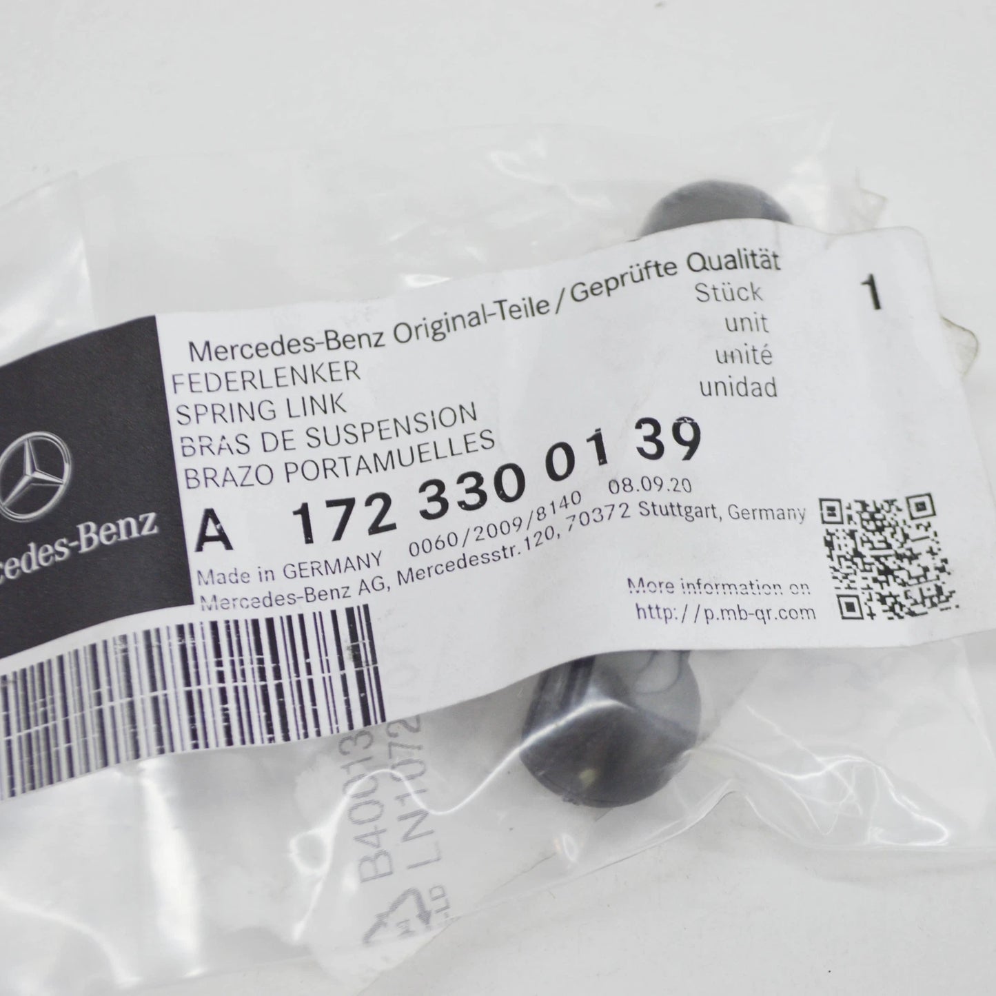 NEW MERCEDES-BENZ SLK R172 REAR LEFT SIDE LEDGE SPRING LINK A1723300139 ORIGINAL