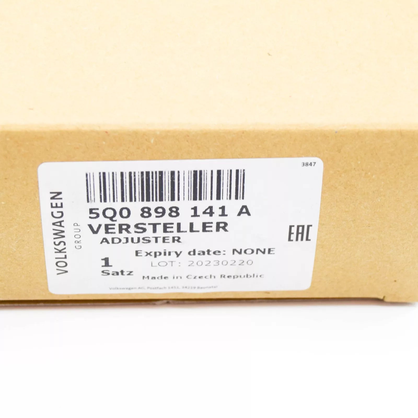 NEW VW PASSAT B8 3G AIR DISTRIBUTION HOUSING ADJUSTER UNIT 5Q0898141A ORIGINAL