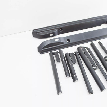 NEW BMW 5 E39 FRONT SEAT RAIL COVER KIT 52108217315 8217315 ORIGINAL