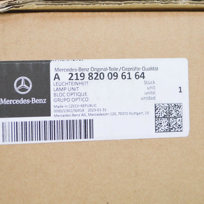 NEW MERCEDES-BENZ CLS C219 FRONT LEFT HEADLIGHT RHD A2198200961 ORIGINAL