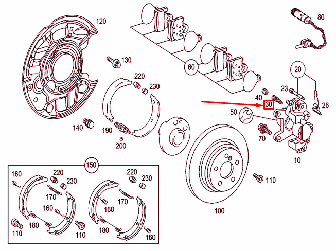 NEW MERCEDES-BENZ C W203 REAR BRAKE CALIPER BLEEDER VALVE A0004213965 ORIGINAL