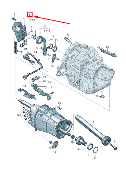 new audi a4 avant b8 oil pump 0b5315105ab original