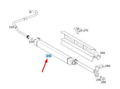 NEW MERCEDES-BENZ E W211 AMG TRANSMISSION OIL COOLER A2115010201 ORIGINAL
