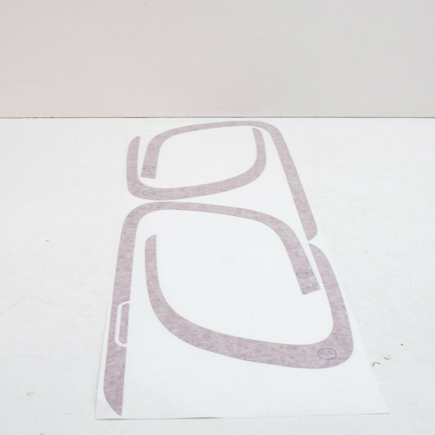 new mini cabrio f57 jcw bumper sticker kit 2468932 51142468932 original