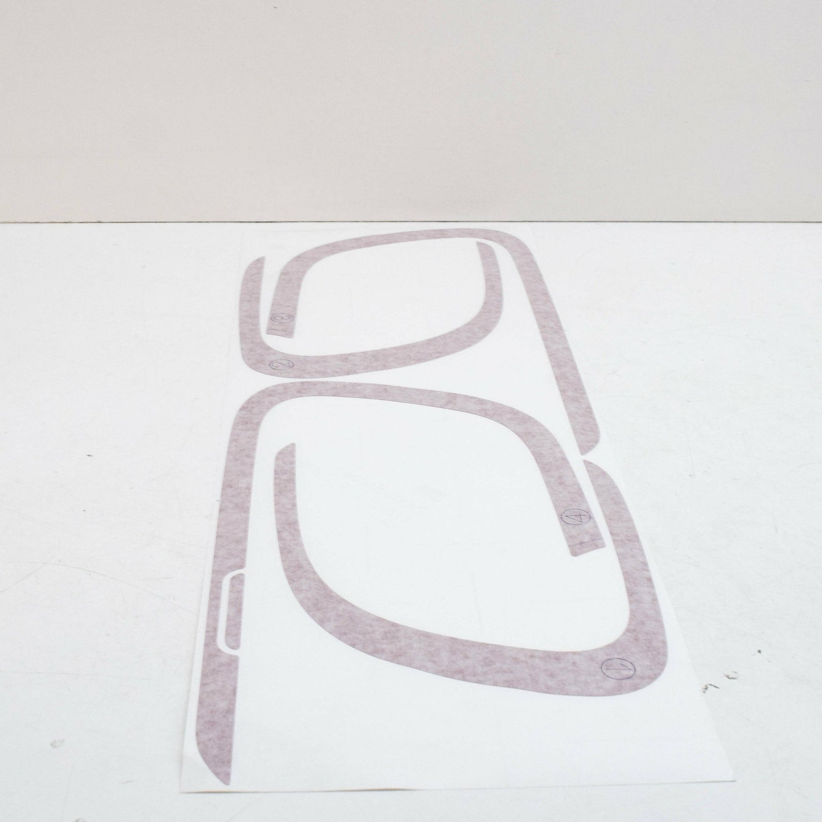 new mini cabrio f57 jcw bumper sticker kit 2468932 51142468932 original