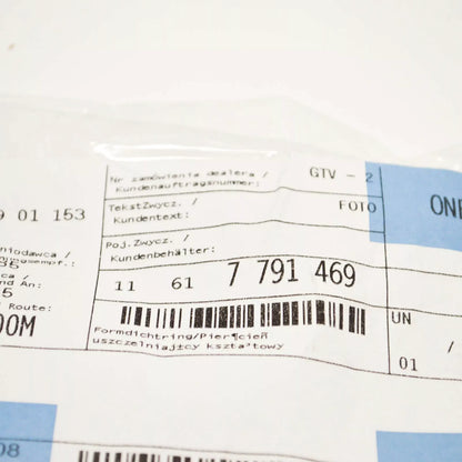 NEW BMW 1 CONVERTIBLE E88 INTERCOOLER PIPE SEAL 11617791469 ORIGINAL