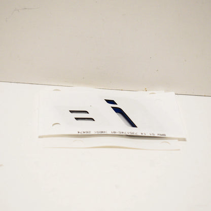 NEW BMW I8 I12 REAR TRUNK BOOT LID EMBLEM BADGE 51147351745 ORIGINAL