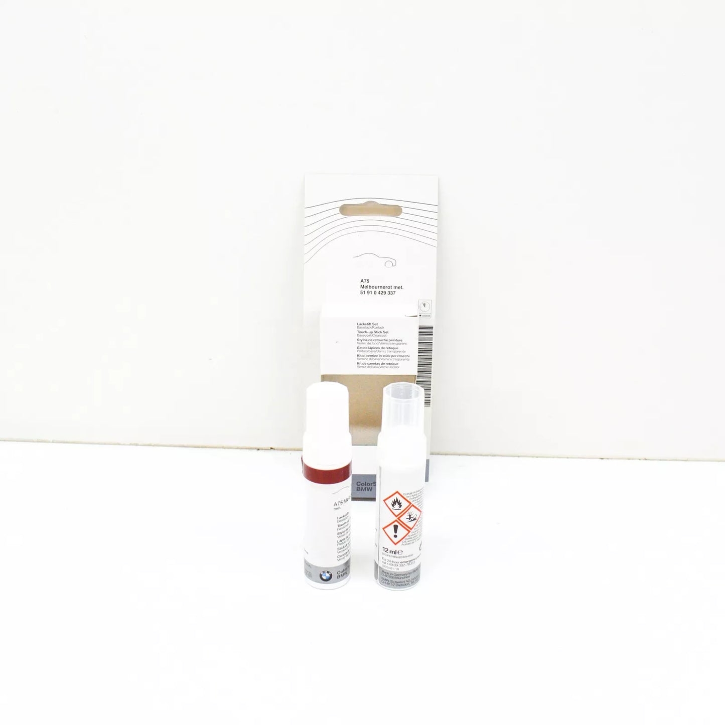 NEW BMW COLOR SYSTEM TOUCH UP PAINT STICK MELBOURNE RED 51910429337 ORIGINAL