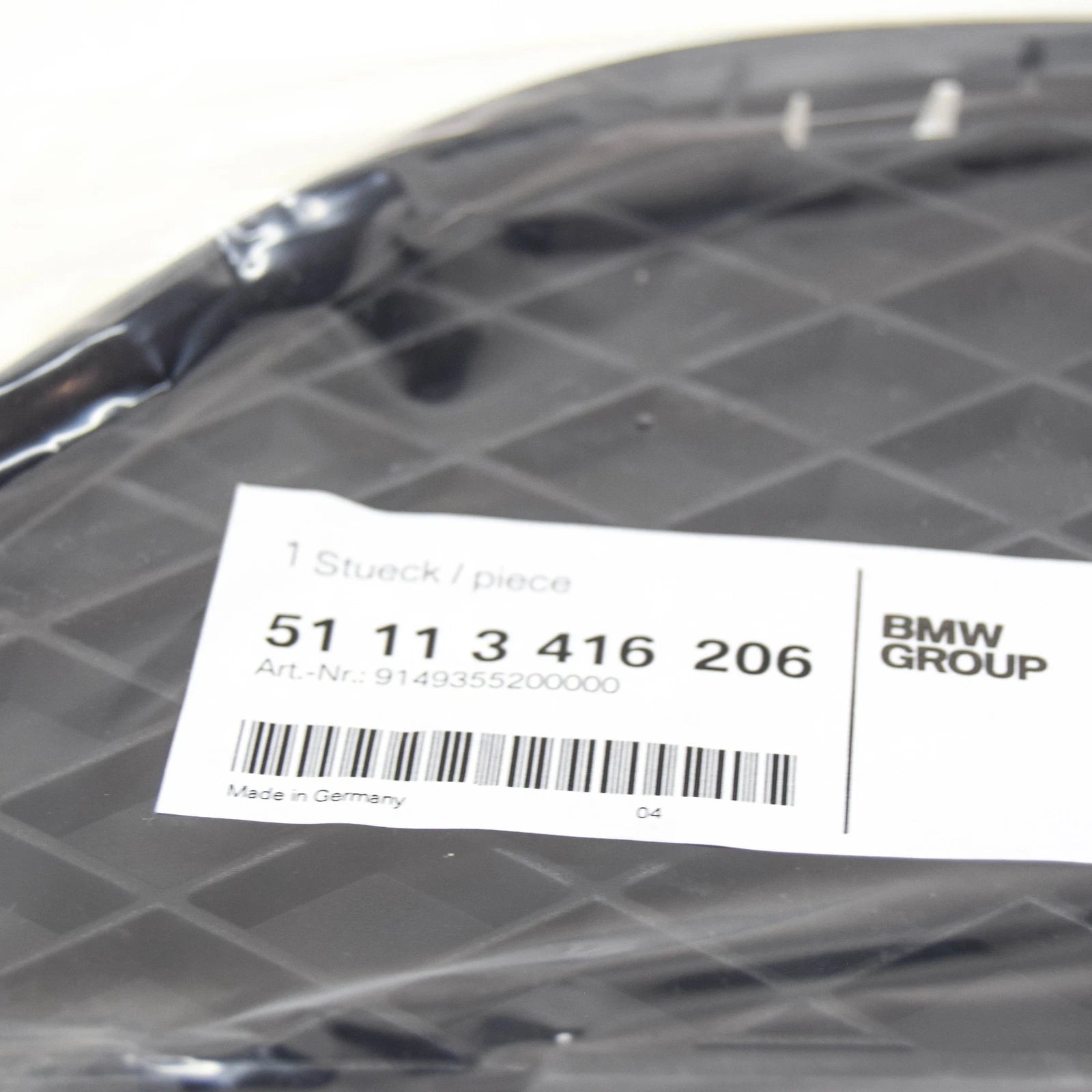 NEW BMW X3 E83 LCI FRONT BUMPER RIGHT GRILL 51113416206 ORIGINAL