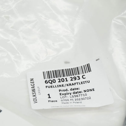 NEW AUDI A1 MK1 FUEL FEED LINE 6Q0201293C ORIGINAL