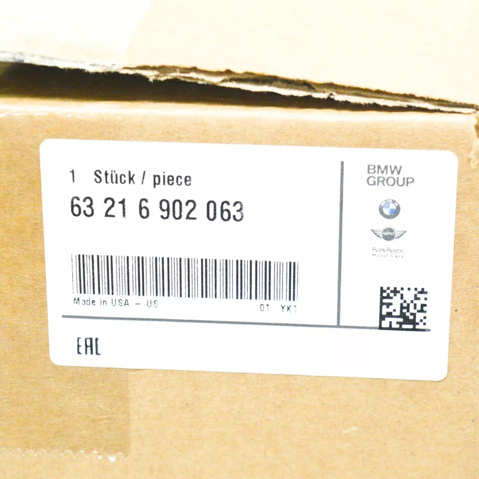 NEW BMW Z3 E36 REAR LEFT TAILLIGHT 63216902063 6902063 ORIGINAL