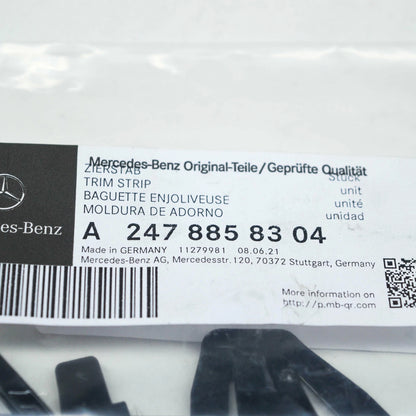 NEW MB GLA H247 FRONT BUMPER UPPER LEFT TRIM STRIP A2478858304 ORIGINAL