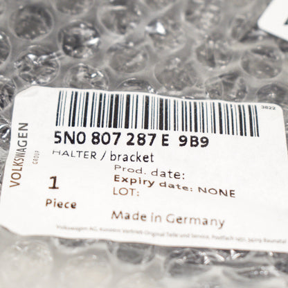 NEW VW TIGUAN 5N FRONT BUMPER LICENSE PLATE HOLDER 5N0807287E9B9 ORIGINAL