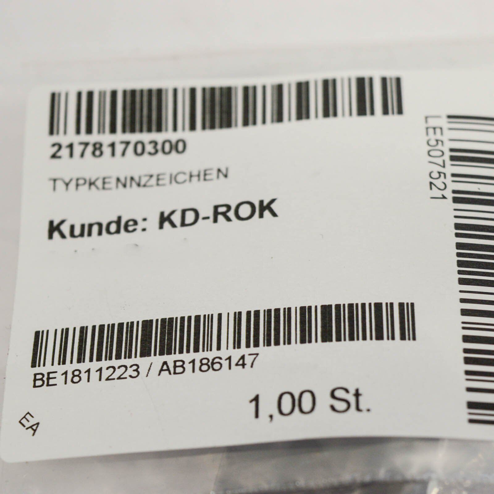 NEW MB S C217 AMG FRONT BUMPER RADIATOR GRILLE EMBLEM BADGE A2178170300 ORIGINAL