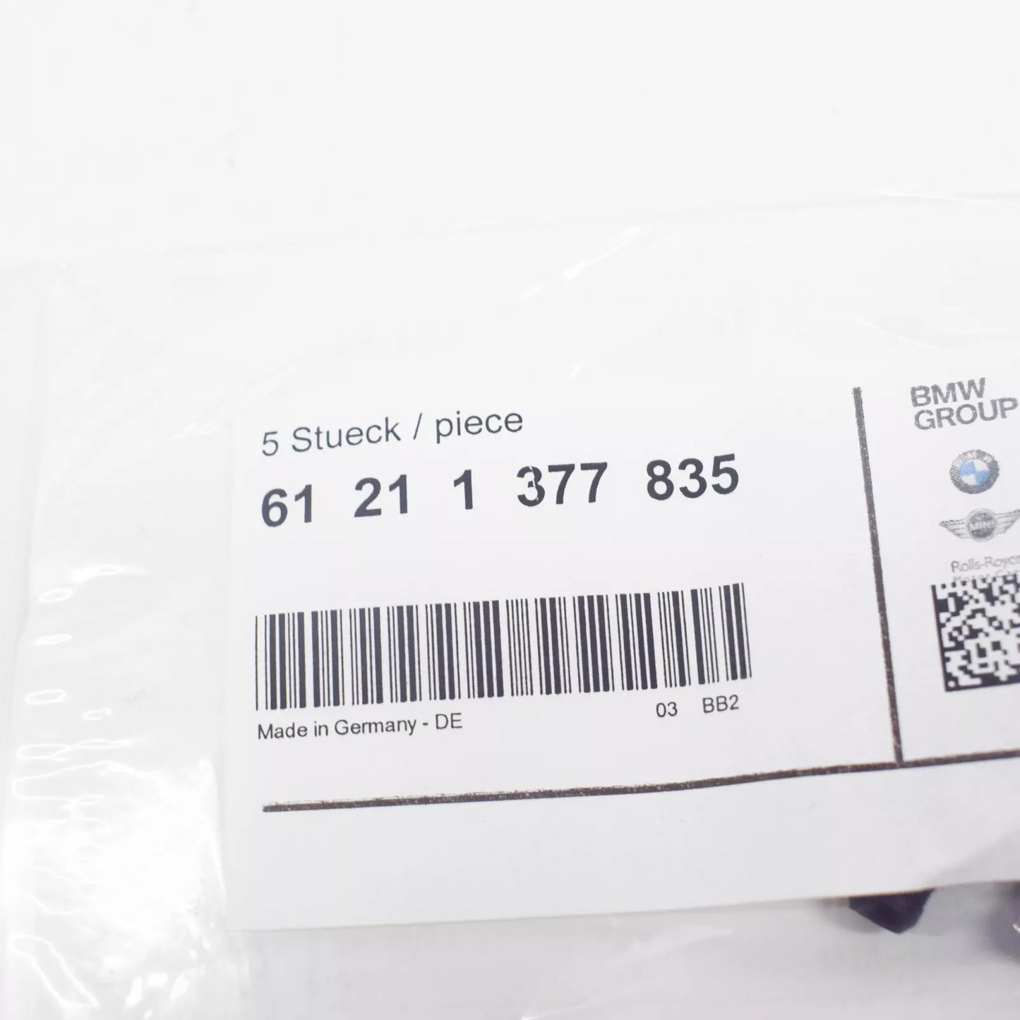 NEW BMW 1 F21 BATTERY DRAIN HOSE CONNECTOR 61211377835 1377835