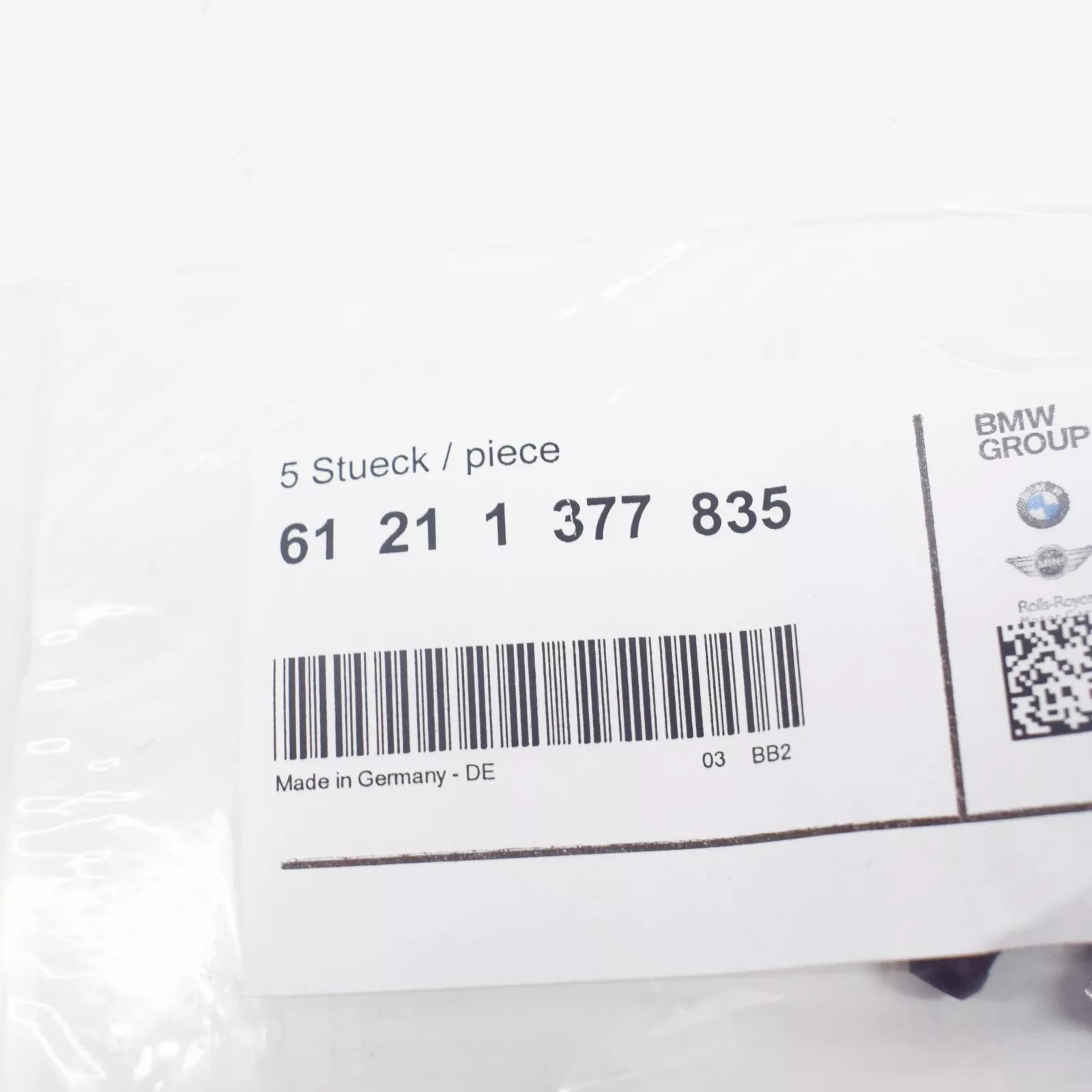 NEW BMW 1 F21 BATTERY DRAIN HOSE CONNECTOR 61211377835 1377835