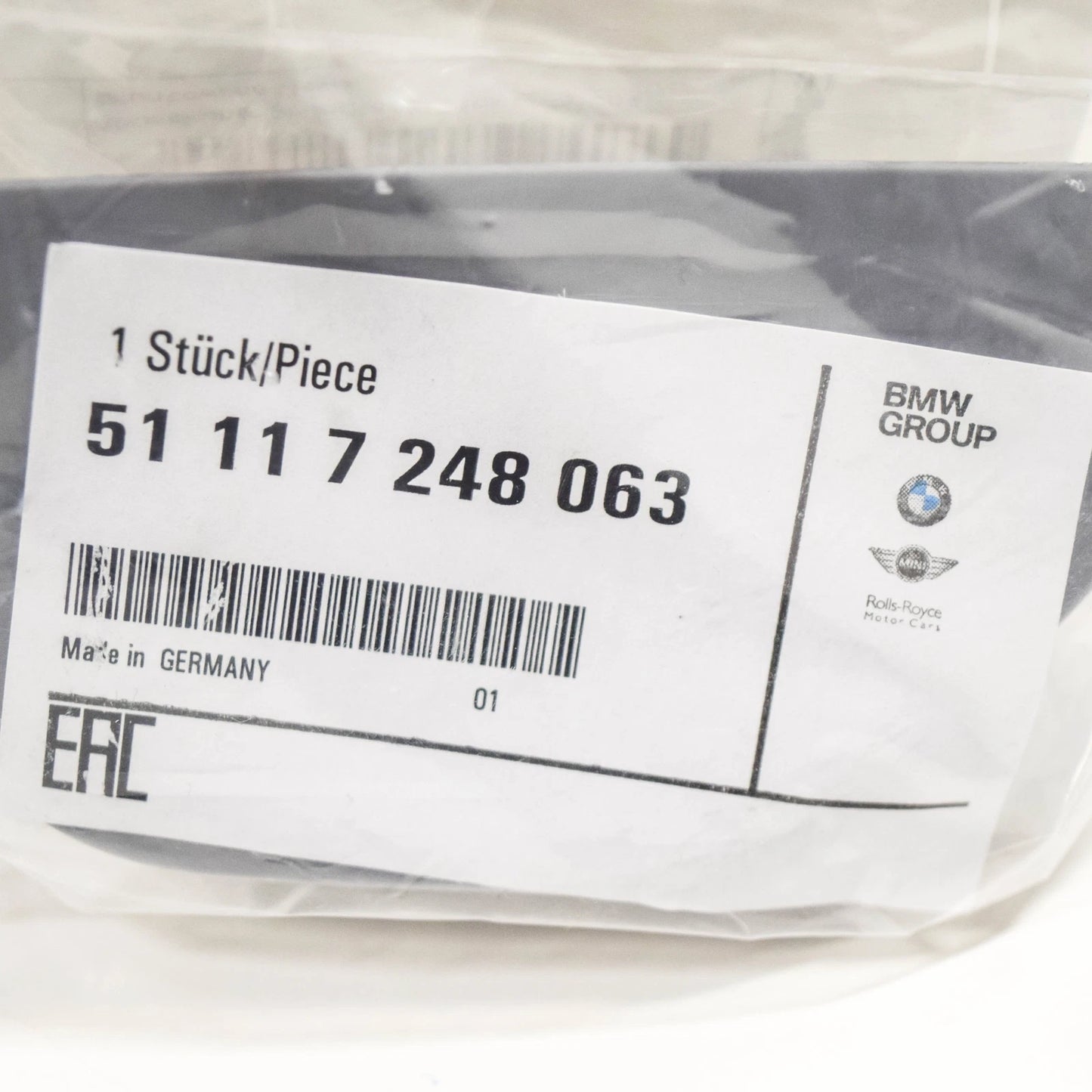 NEW BMW 5 GT F07 LEFT HEADLIGHT WASHER COVER 51117248063 2015 ORIGINAL