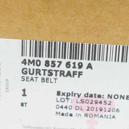 new audi q7 4m front left seat belt pretensioner 4m0857619a original