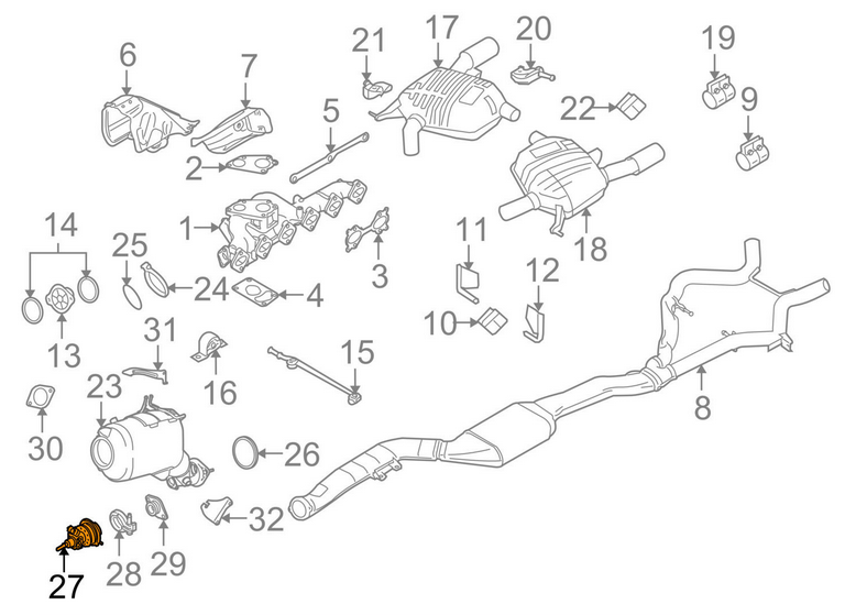 new bmw x5 e70 diesel exhaust fluid injector 18307807206 3.0diesel 210kw