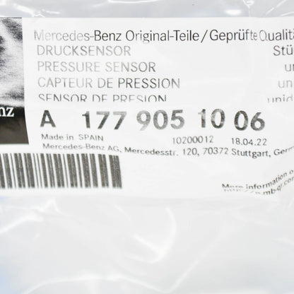 NEW MB A W177 FRONT PEDESTRIAN PROTECTION PRESSURE SENSOR A1779051006 ORIGINAL