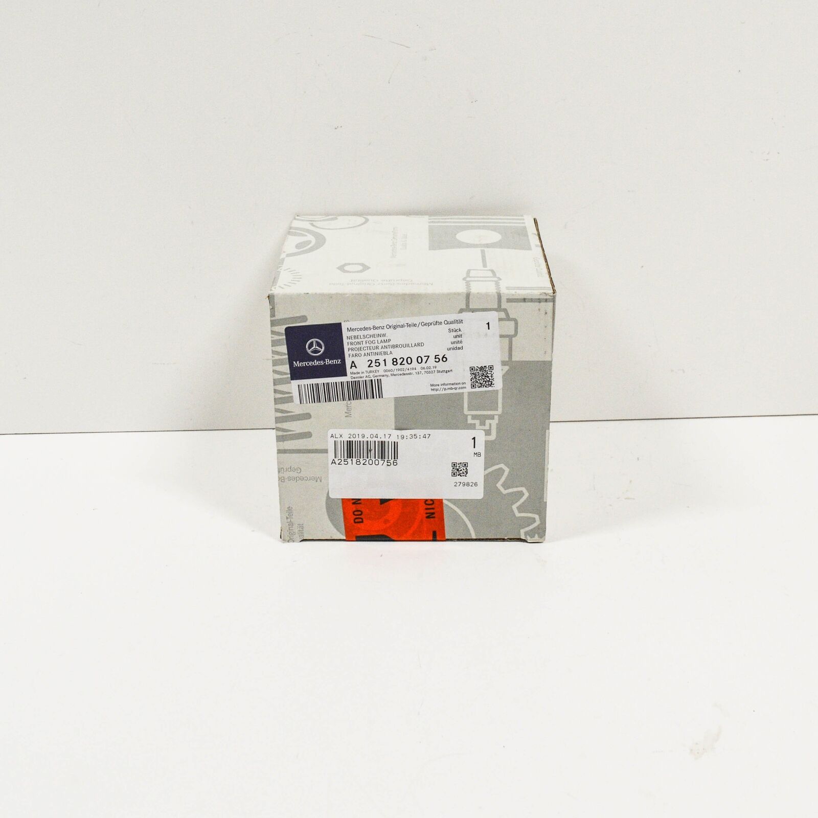 NEW MERCEDES BENZ A W169 FRONT LEFT FOG LIGHT LAMP A2518200756 ORIGINAL