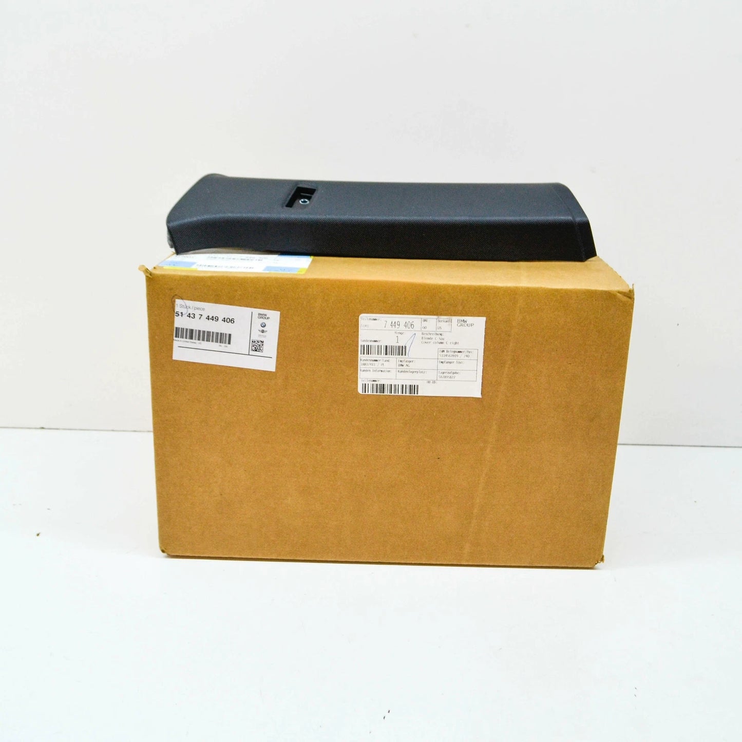 NEW BMW X3 G01 REAR RIGHT C-PILLAR COLUMN INTERIOR TRIM 51437449406 ORIGINAL