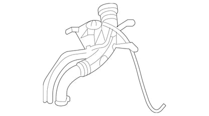 NEW MERCEDES-BENZ CLK 350 550 500 FUEL FILLER NECK ASSEMBLY A2094700320