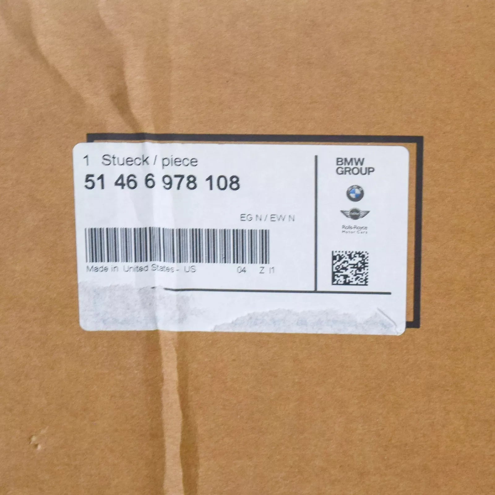 NEW BMW Z4 E85 REAR CENTER CONSOLE ODDMENTS BOX TRIM 6978108 51466978108