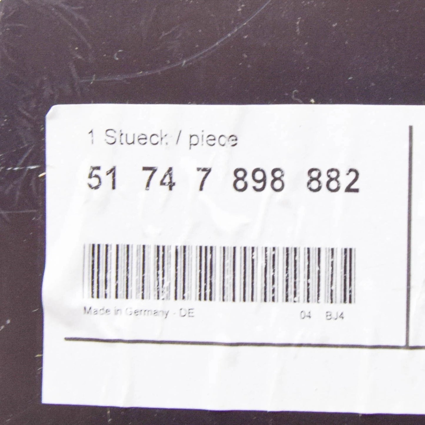 NEW BMW 7 F01 FRONT RIGHT BRAKE AIR DUCT 51747898882 7898882 2015 ORIGINAL