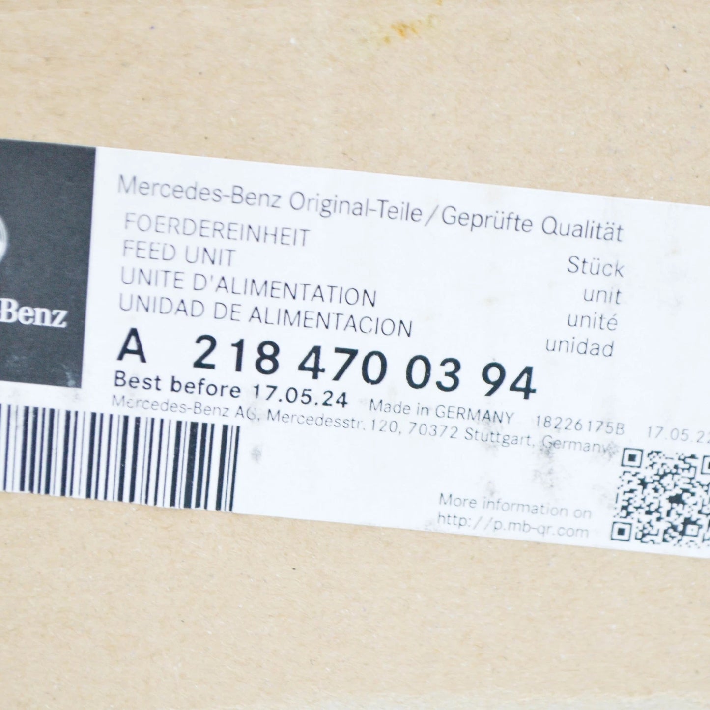 NEW MERCEDES-BENZ C W204 RIGHT FUEL DELIVERY MODULE A2184700394 ORIGINAL