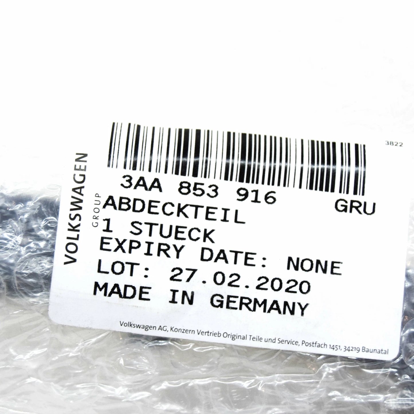 NEW VW PASSAT B7 R-LINE FRONT RIGHT VENT GRILLE COVER PART 3AA853916GRU