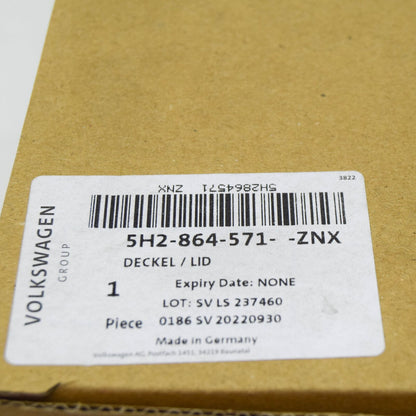 NEW VW GOLF CD MK8 STOWAGE COMPARTMENT COVER RHD 5H2864571ZNX ORIGINAL