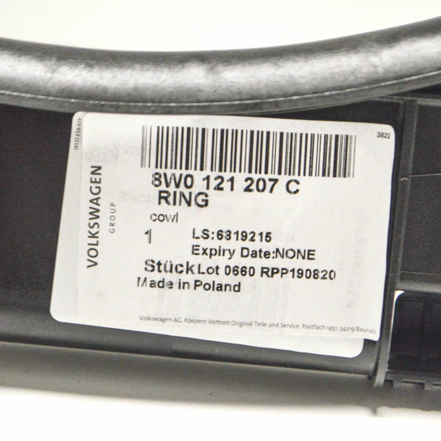 NEW AUDI Q7 4M MK2 ENGINE COOLING FAN SHROUD 8W0121207C ORIGINAL