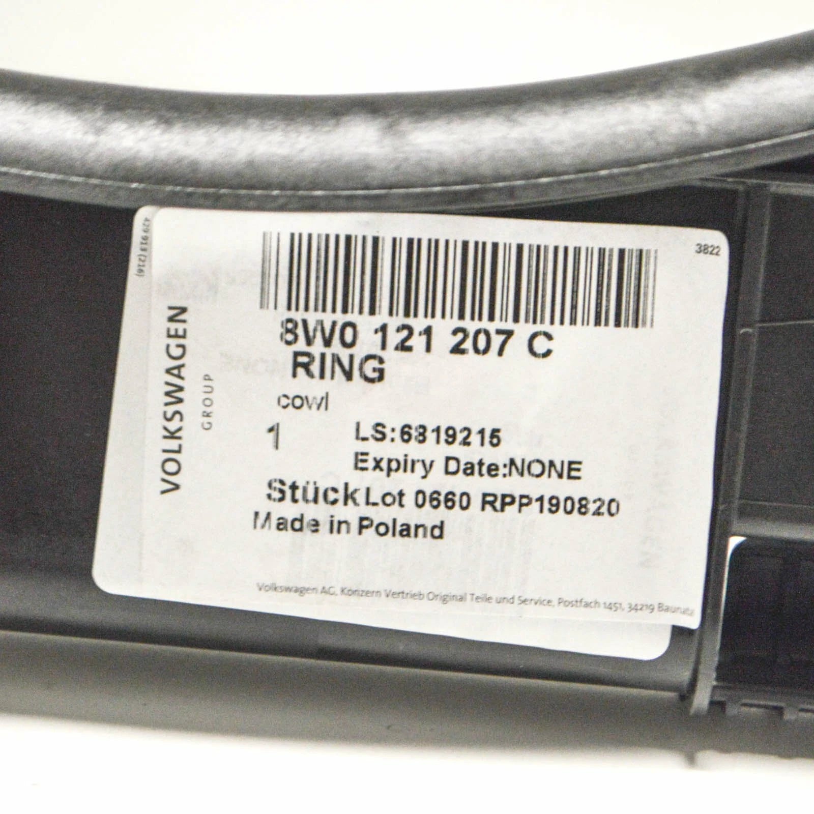 NEW AUDI Q7 4M MK2 ENGINE COOLING FAN SHROUD 8W0121207C ORIGINAL