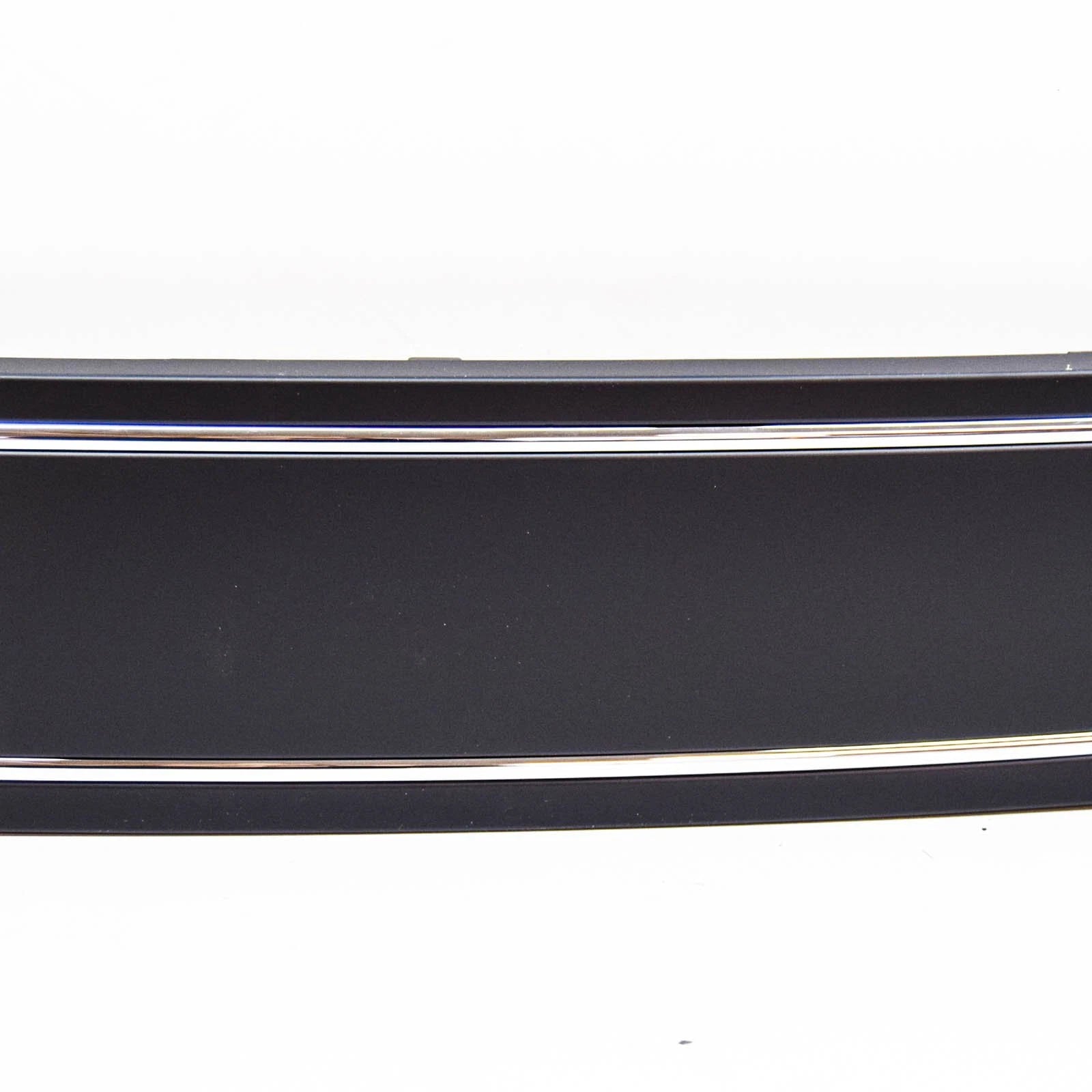 NEW AUDI Q7 FRONT GRILL NUMBER PLATE FILLER DELETE BLACK 4L08072873FZ