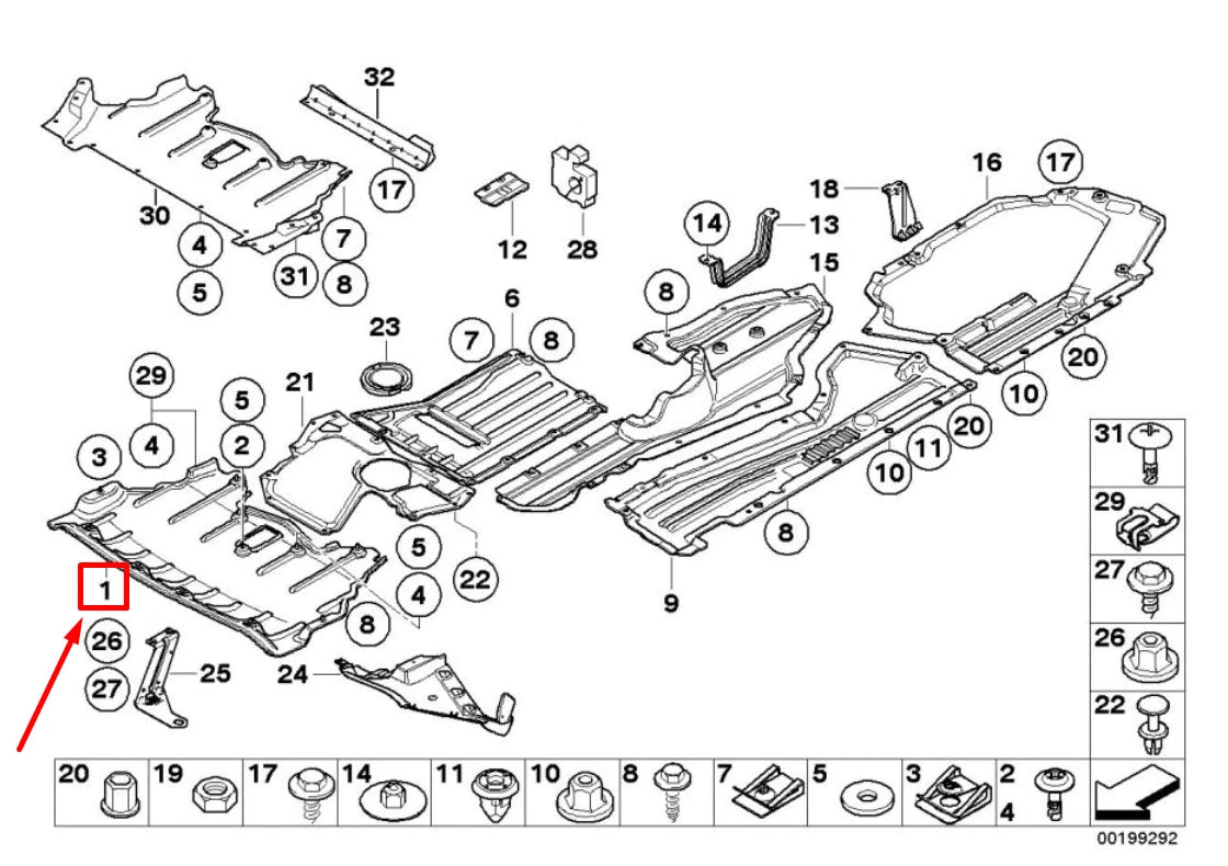 NEW BMW X5 E70 FRONT ENGINE COMPARTMENT SHIELDING 8037195 51758037195 ORIGINAL