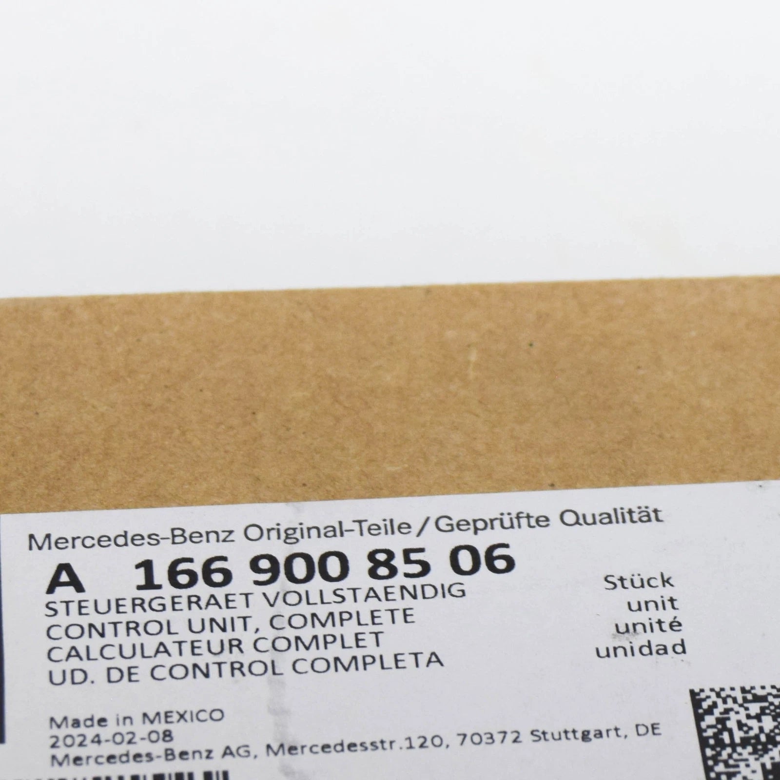 NEW MERCEDES-BENZ CLA C117 FRONT RIGHT SEAT CONTROL UNIT RHD A1669008506