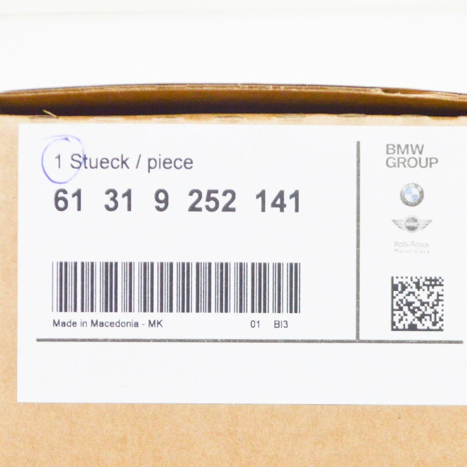 NEW BMW 5 F10 REPAIR KIT F GEAR SELECTOR SWITCH COVER 61319252141 9252141