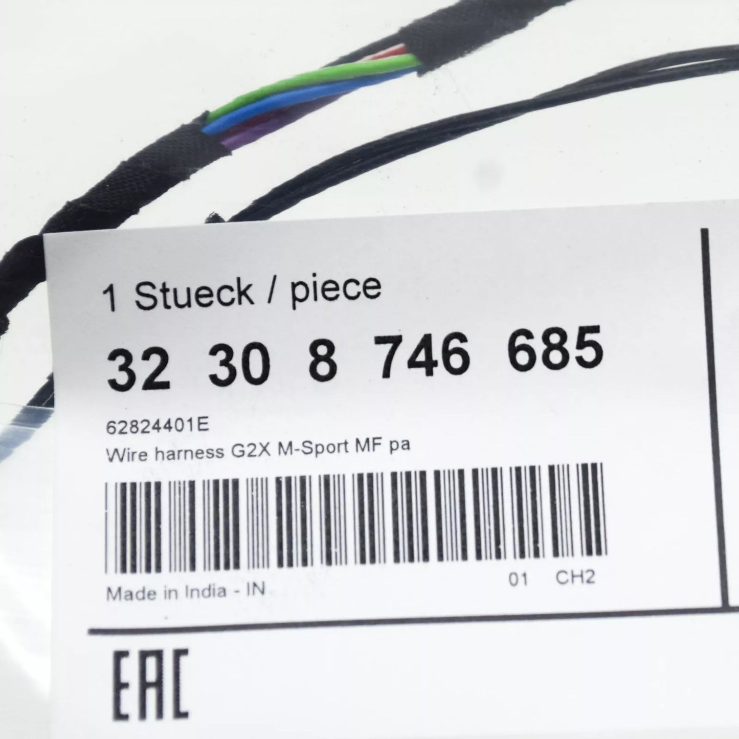 NEW BMW 3 G20, G28 STEERING WHEEL CONNECTING LINE 32308746685 8746685 ORIGINAL