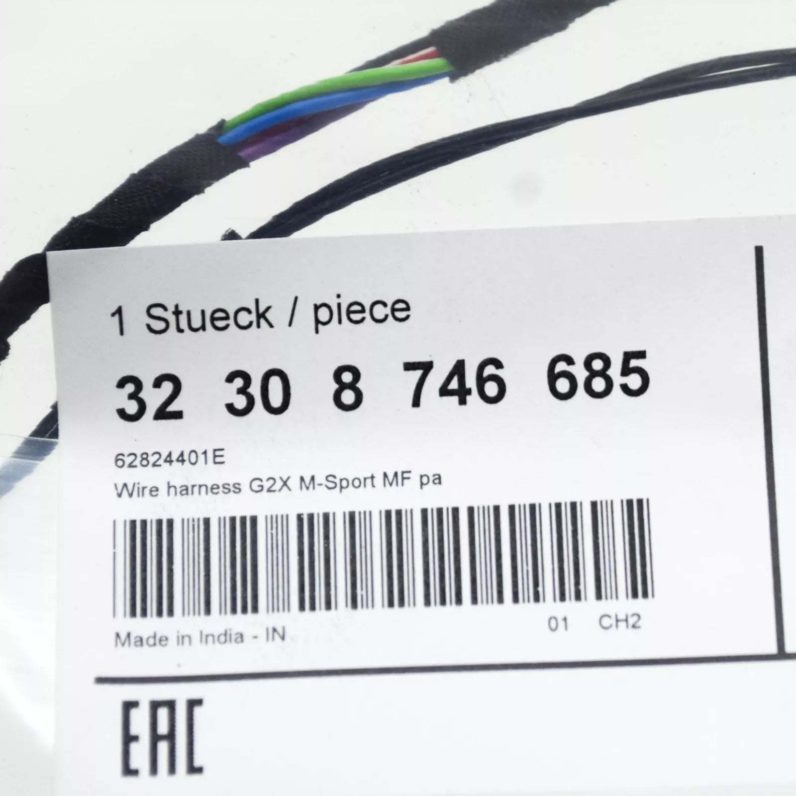 NEW BMW 3 G20, G28 STEERING WHEEL CONNECTING LINE 32308746685 8746685 ORIGINAL